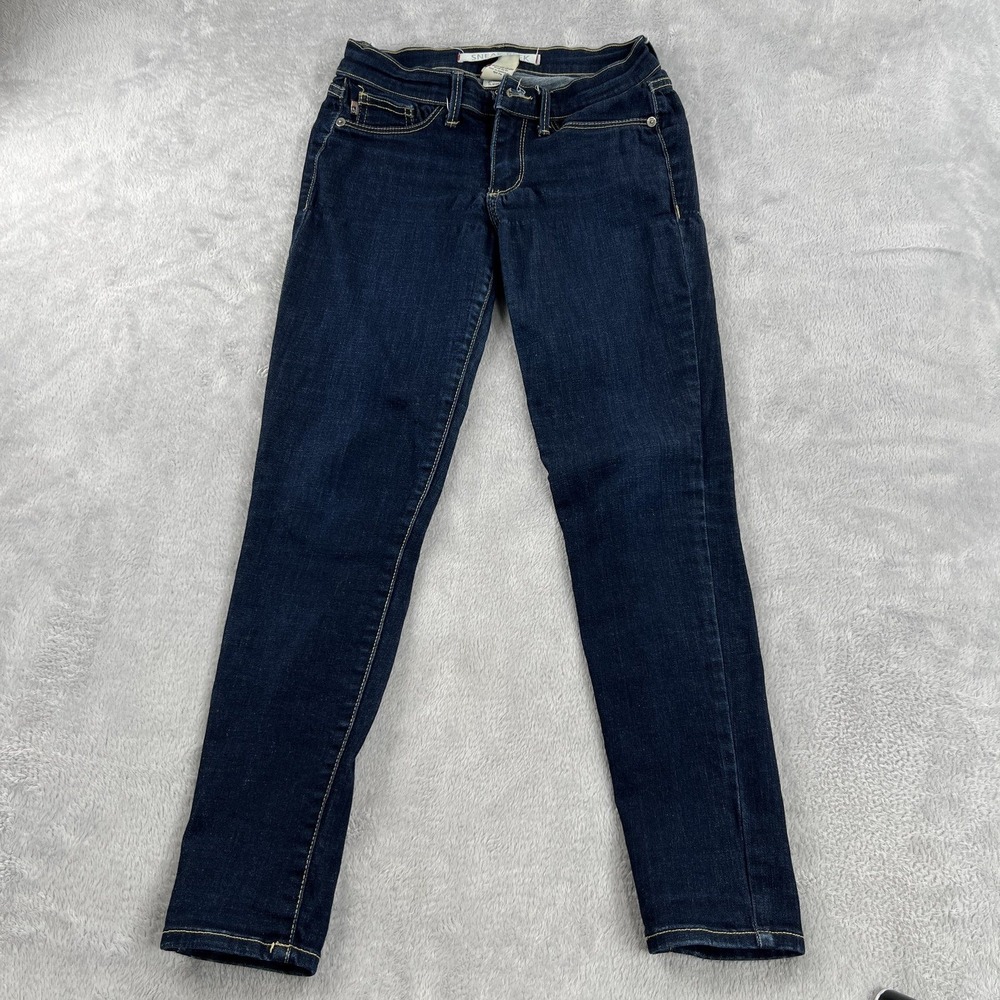 Sneak Peek Jeans Womens 3 Dark Wash Skinny Stretch Denim Low Rise Y2K Made USA